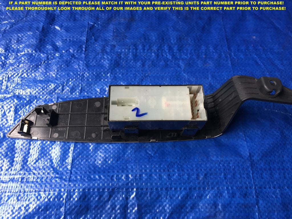 OEM 2003 2004 03 04 NISSAN MURANO   PASSENGER RIGHT FRONT WINDOW SWITCH R RH RF4