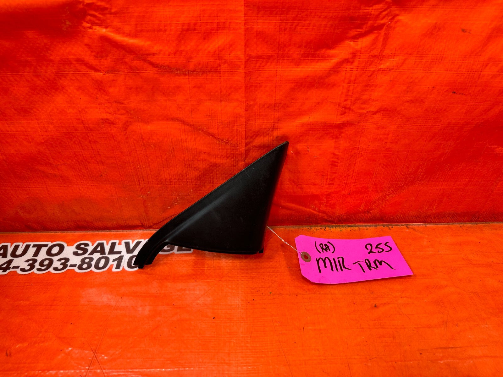 04 08 ACURA TSX INTERIOR MIRROR TRIM COVER PLASTIC GARNISH RIGHT SIDE OEM #2550