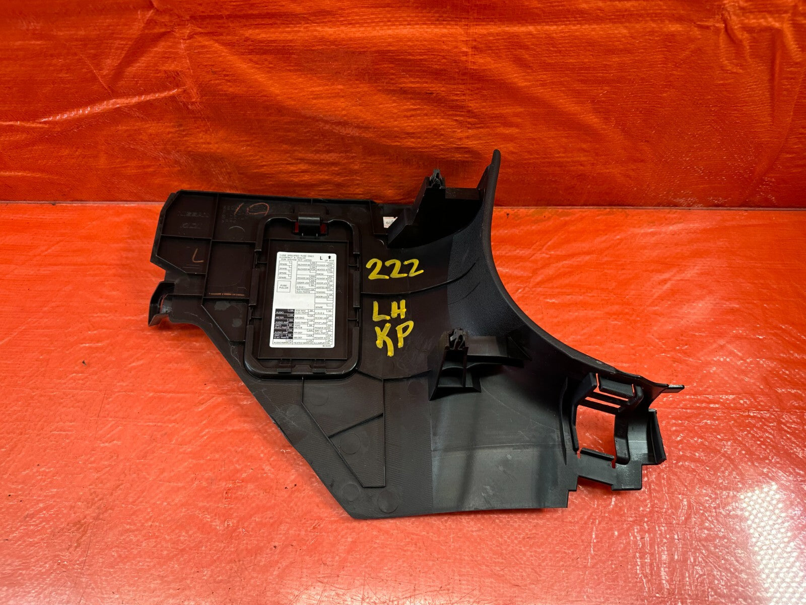14 20 INFINITI Q50   KICK PANEL   DRIVER LEFT SIDE   BLACK COLOR   OEM #2225