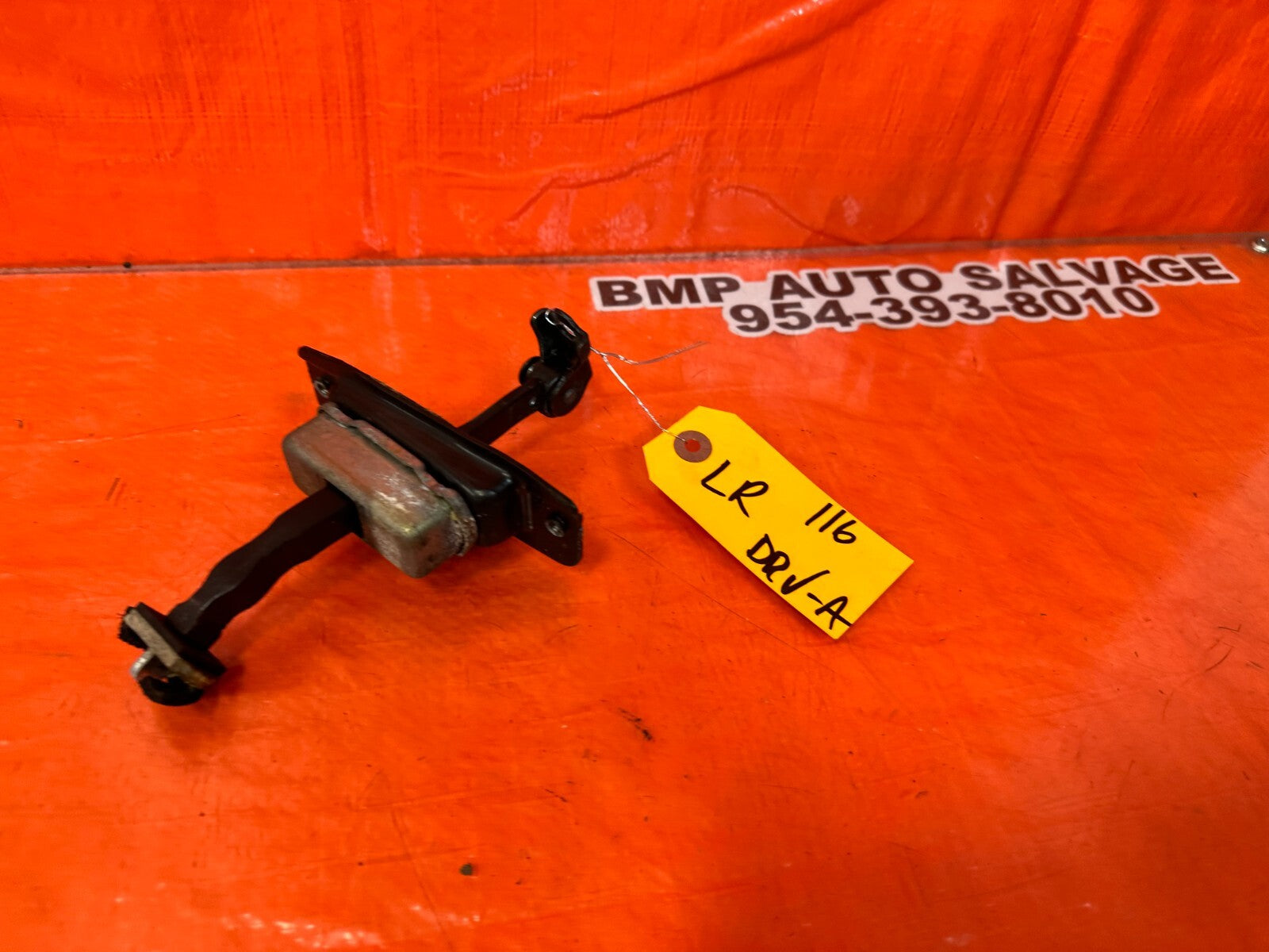2010 10 INFINITI FX35   DRIVER LEFT REAR DOOR CHECKER HINGE ARM STOPPER OEM #1164