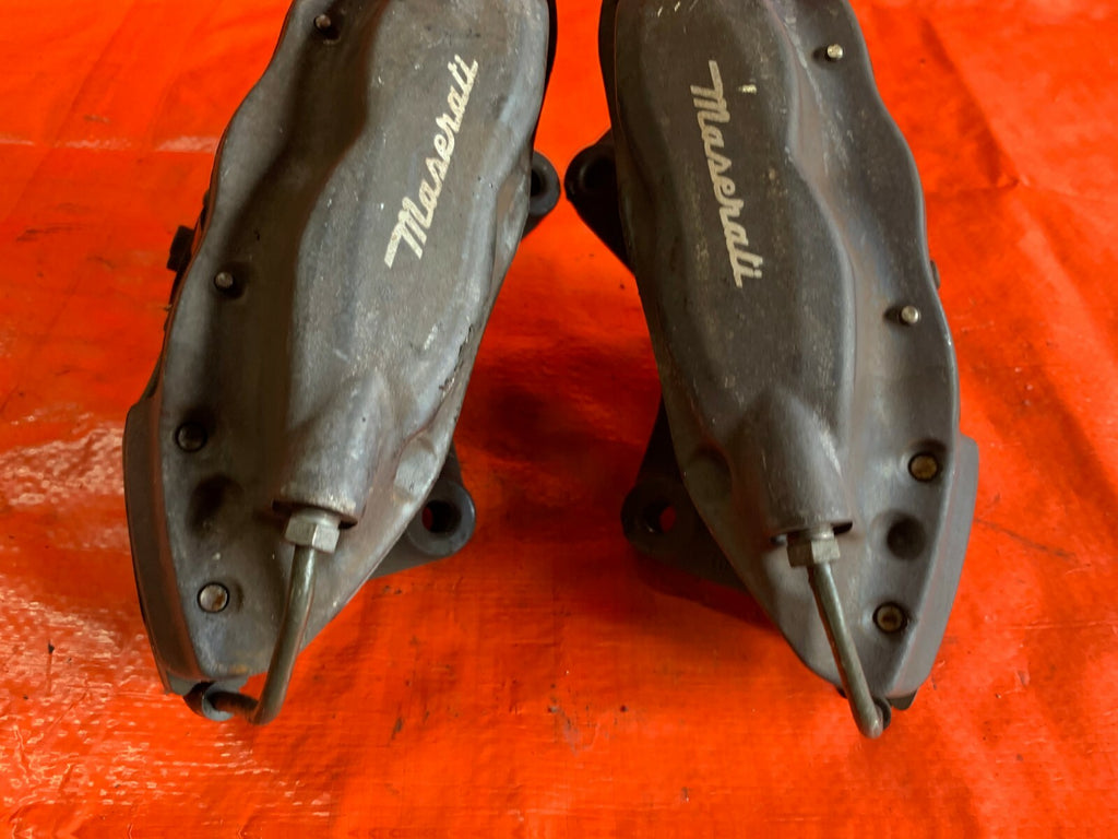 OEM 2015 15 MASERATI GHIBLI   REAR BRAKE CALIPER SET   LEFT RIGHT CALIPERS3
