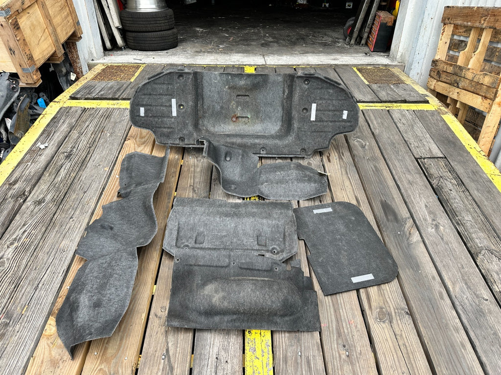 00 03 HONDA S2000 AP1 2.0L REAR TRUNK CARPET MAT LINER PANEL KIT SET 6 PIECES #30