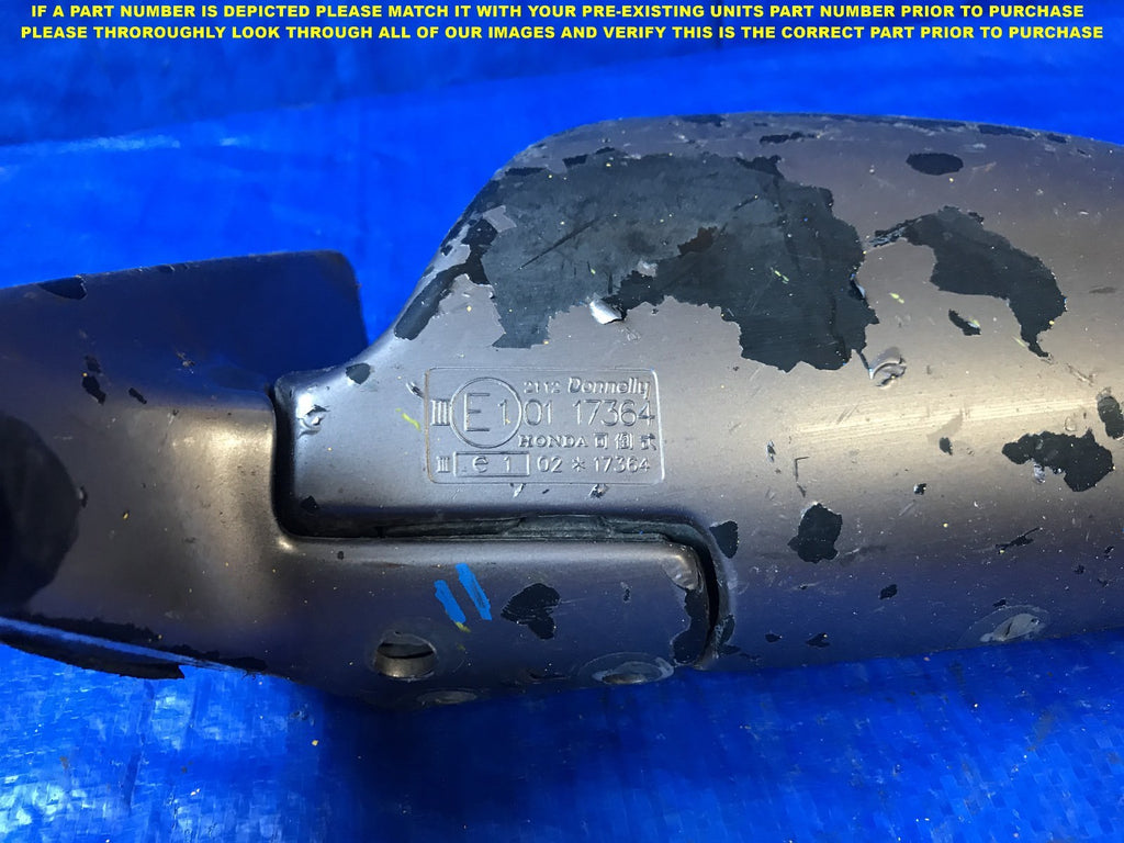 OEM 1990 1991 1992 1993 HONDA ACCORD DRIVER LEFT SIDE VIEW MIRROR              3