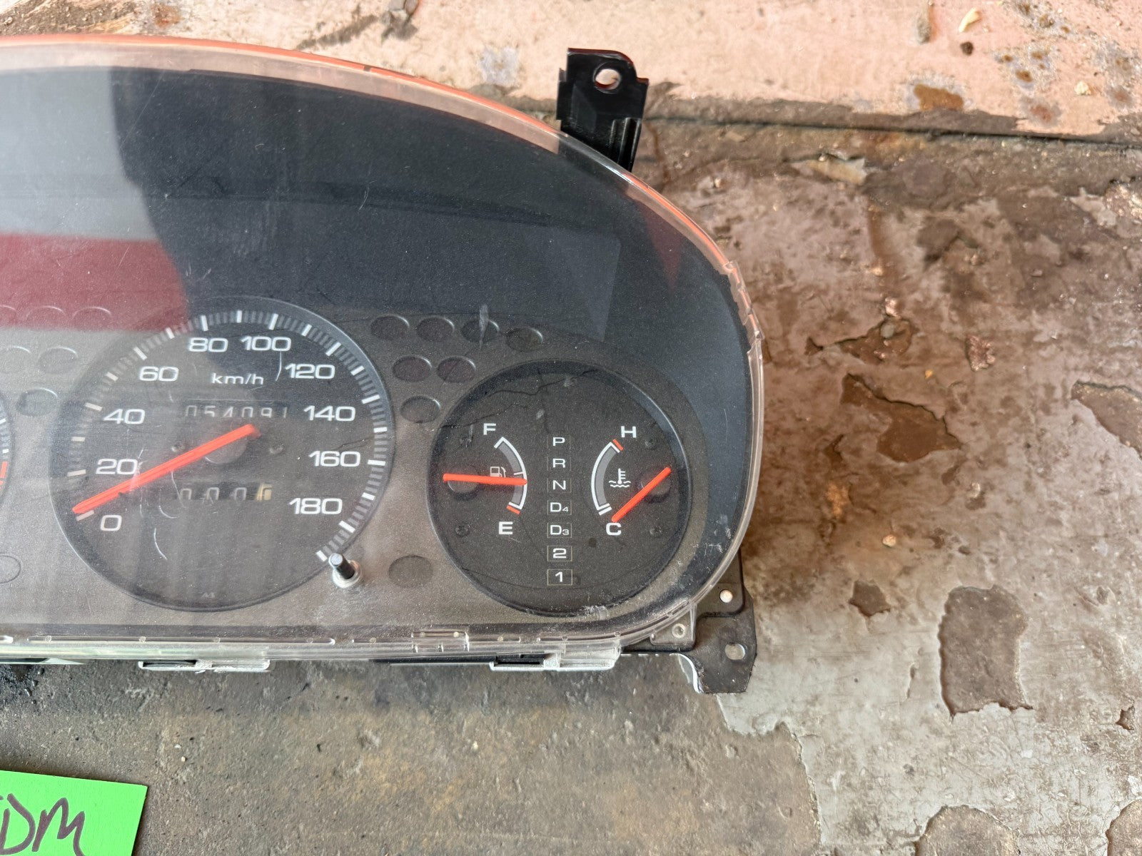 96 00 HONDA CIVIC   JDM   AUTOMATIC INSTRUMENT GAUGE CLUSTER   SI TYPE R EK9 VTI1