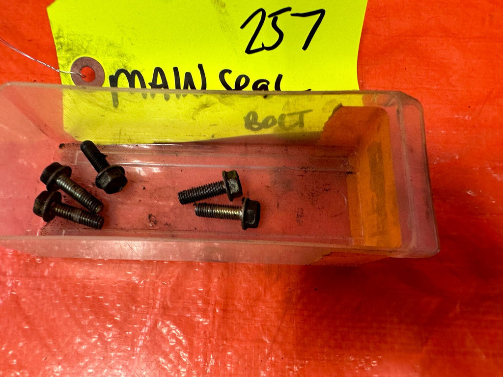 94 01 ACURA INTEGRA   GSR B18C1 MAIN SEAL BOLTS HARDWARE   OEM #2574