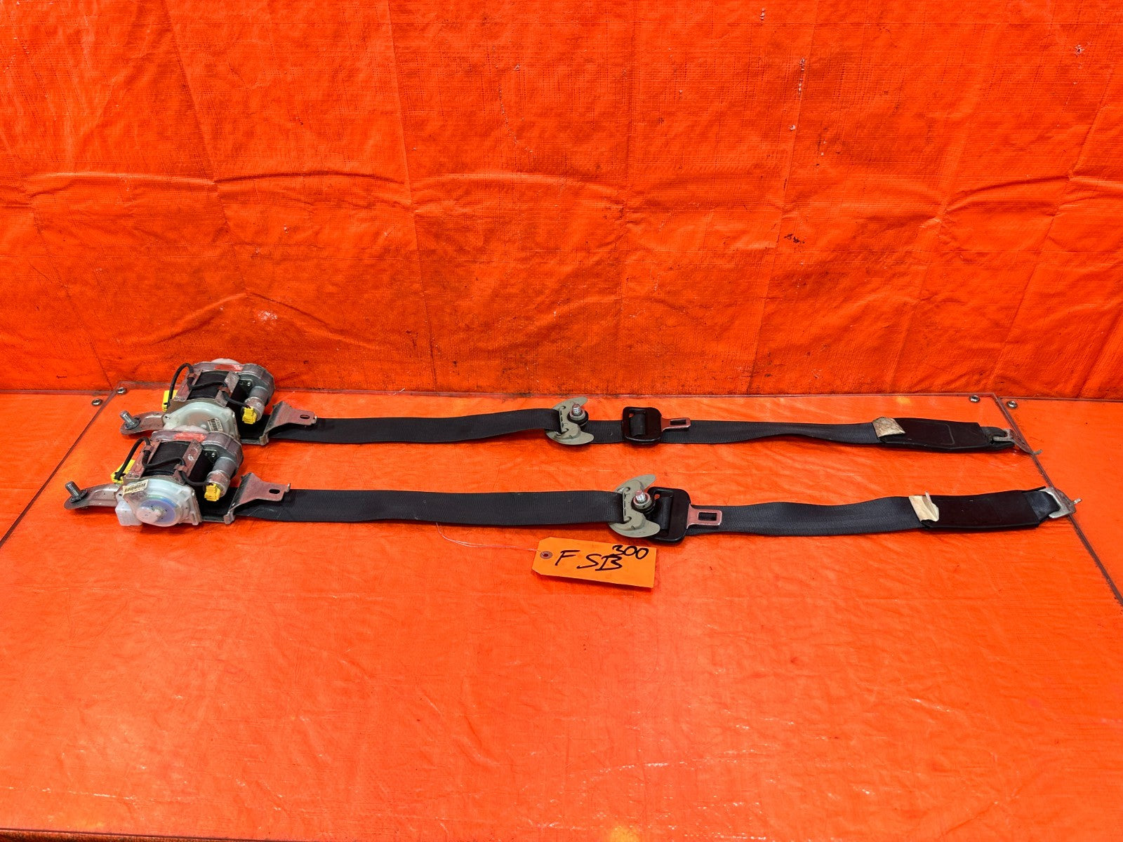 07 08 HONDA CIVIC SI SEDAN FA5 FRONT SEAT SAFETY BELT SET   BELTS LEFT RIGHT OEM0