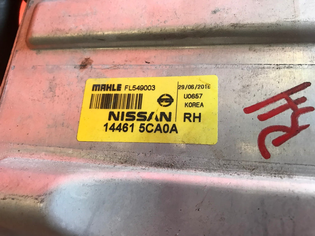 OEM 2017 17 INFINITI Q60 AWD 3.0L TT   PASSENGER RIGHT INTERCOOLER 14461 5CA0A3