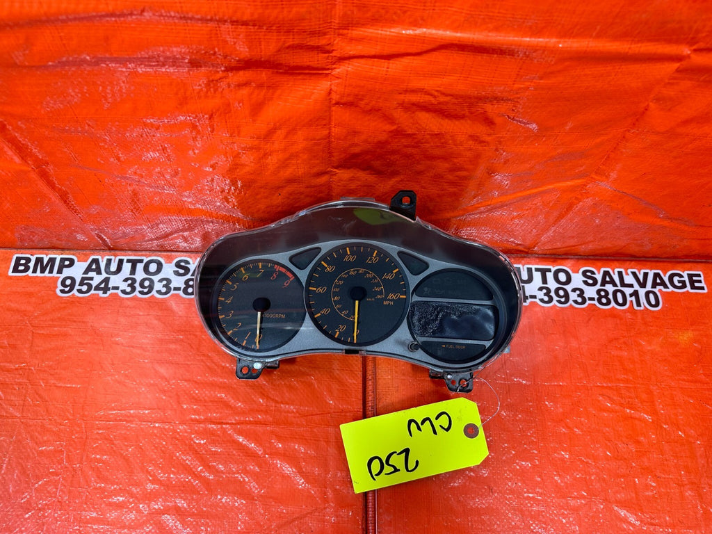 00 02 TOYOTA CELICA GTS GT S   MANUAL   INSTRUMENT GAUGE CLUSTER SPEEDOMETER OEM0