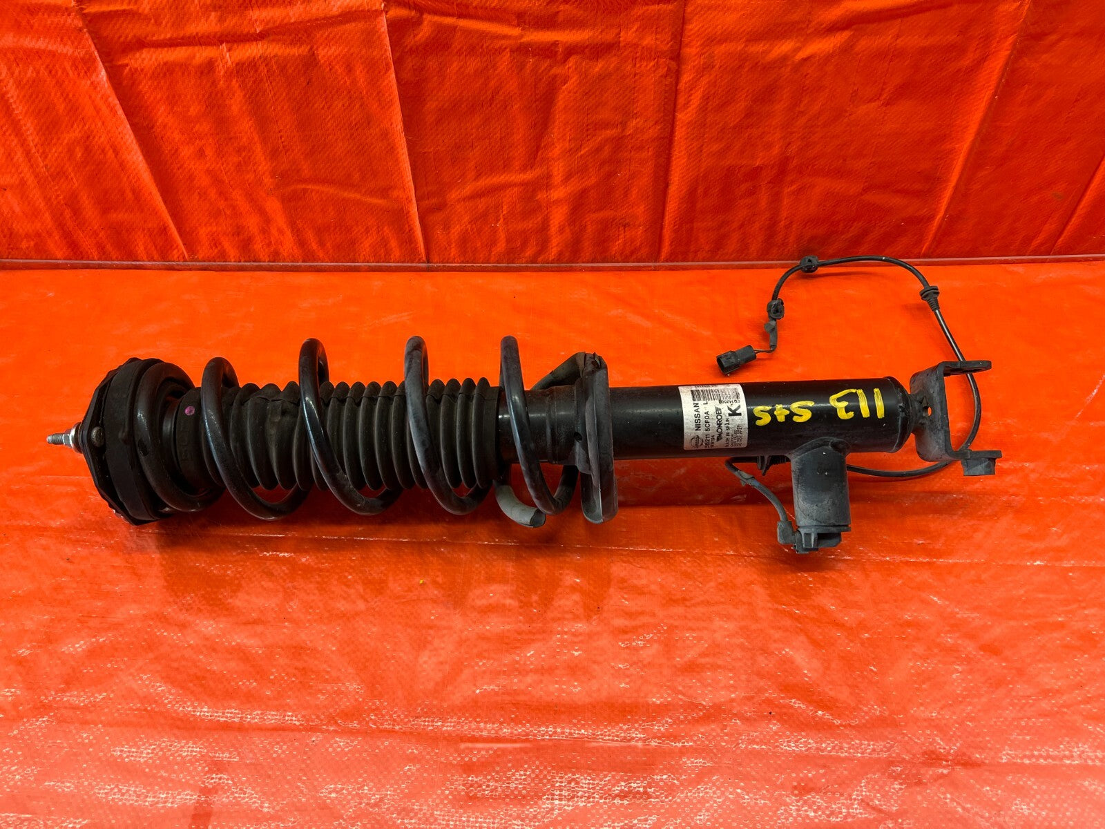 17 19 INFINITI Q50   RED SPORT   RWD SHOCK AND SPRING STRUT LEFT REAR OEM #1130