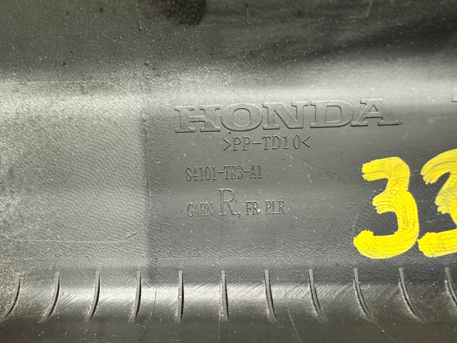 13 15 HONDA CIVIC SI 4D 2.4L RIGHT PASSENGER A PILLAR TRIM W/ TWEETER OEM #33411