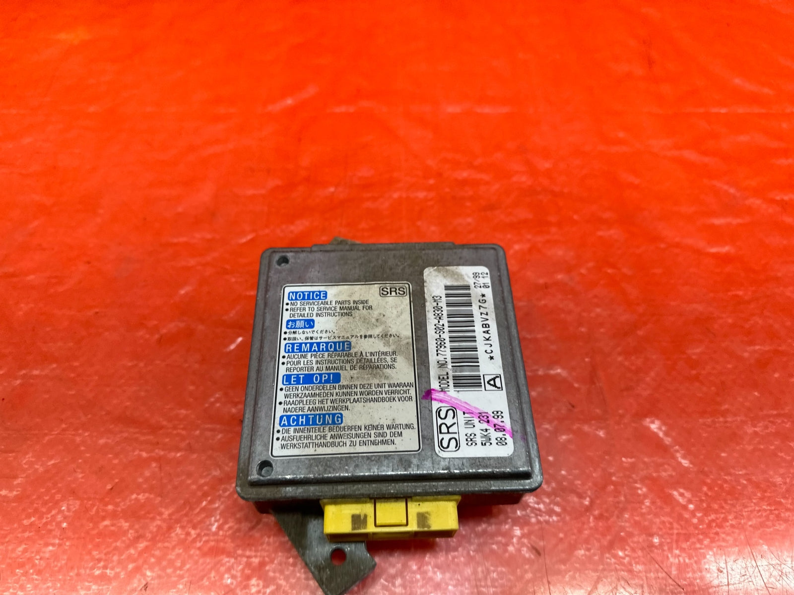 99 00 HONDA CIVIC   CONTROL MODULE   OEM PART # 77960 S02 A83   OEM #2186