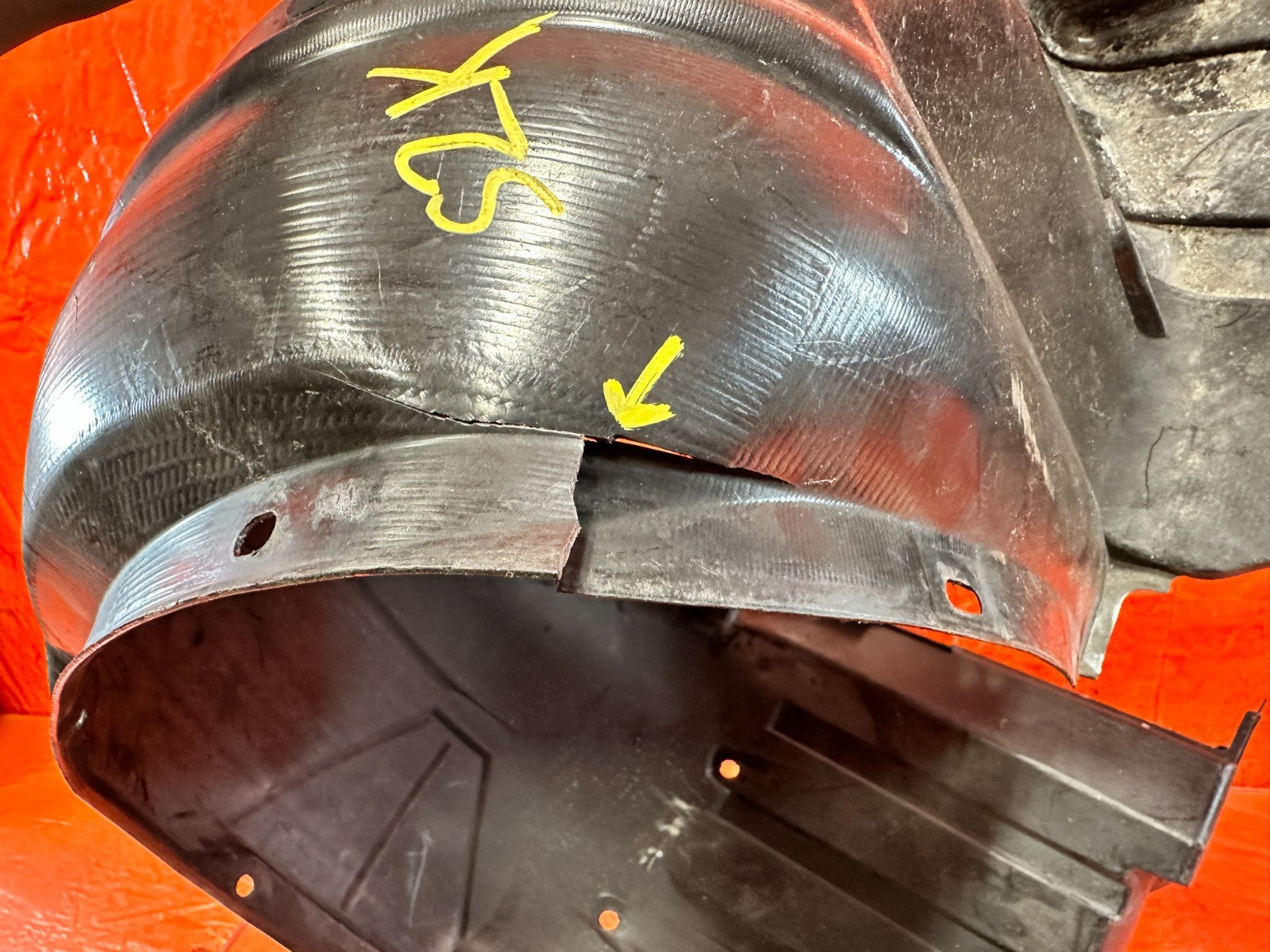 00 09 HONDA S2000   DRIVER LEFT FRONT FENDER LINER SPLASH SHIELD #S2K6