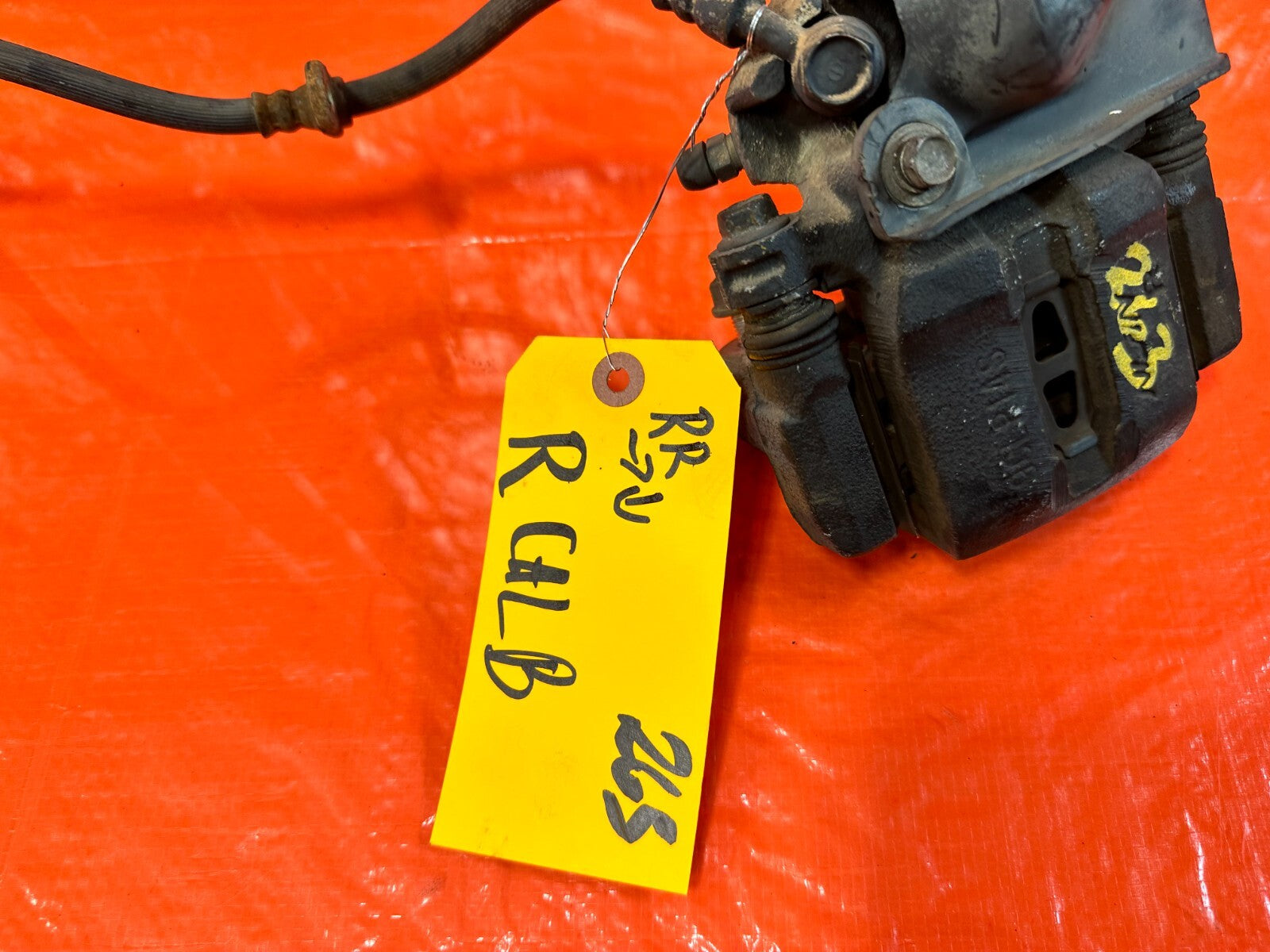 92 01 HONDA PRELUDE   BRAKE CALIPER   PASSENGER RIGHT REAR   OEM FACTORY #2636