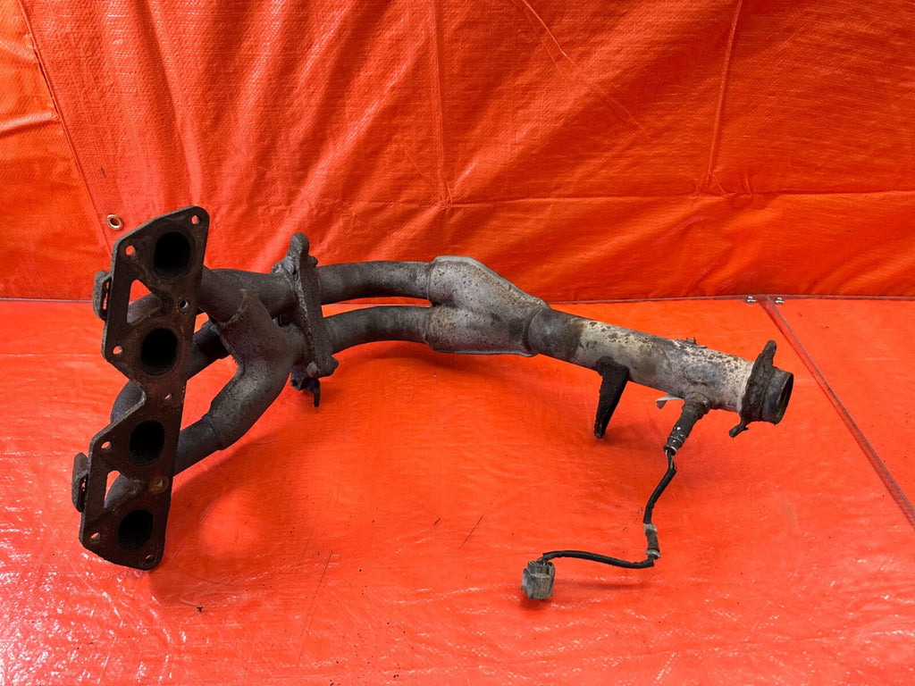 99 00 HONDA CIVIC EX D16Y8 HEADER / EXHAUST MANIFOLD W/ DOWN PIPE A PIPE OEM 1917