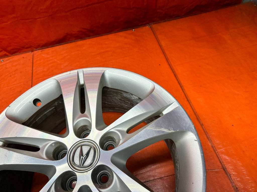 09 14 ACURA TSX V6 18 INCH 5 SPOKE ALLOY WHEEL RIM 18x8 5x114.3 OEM FACTORY  26