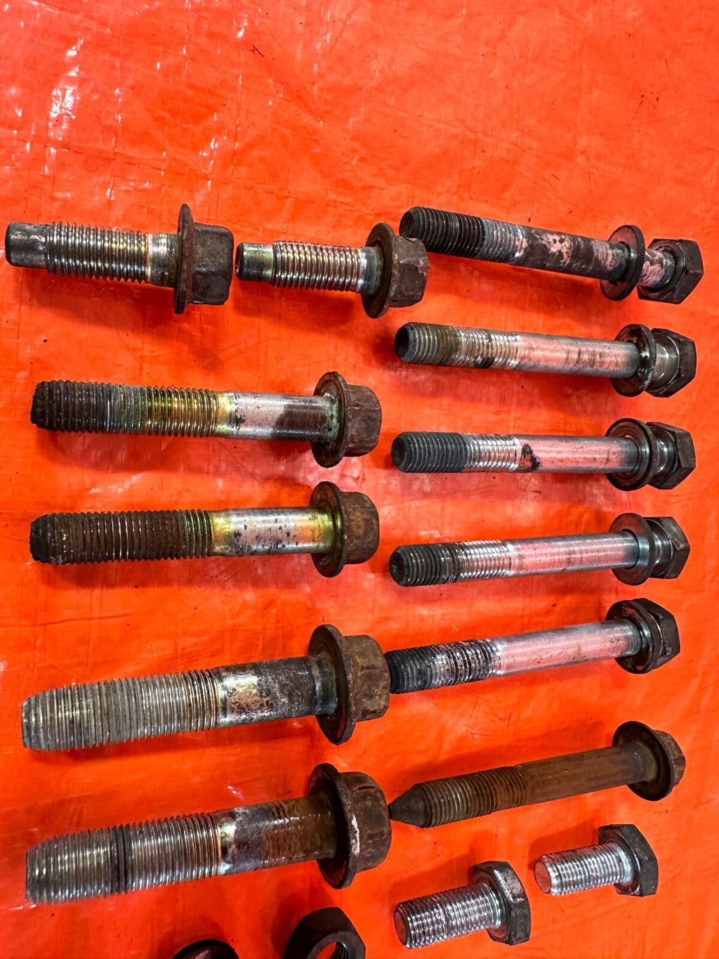 94 01 ACURA INTEGRA   TRAILING ARM TO CHASSIS BOLTS HARDWARE   OEM #2815