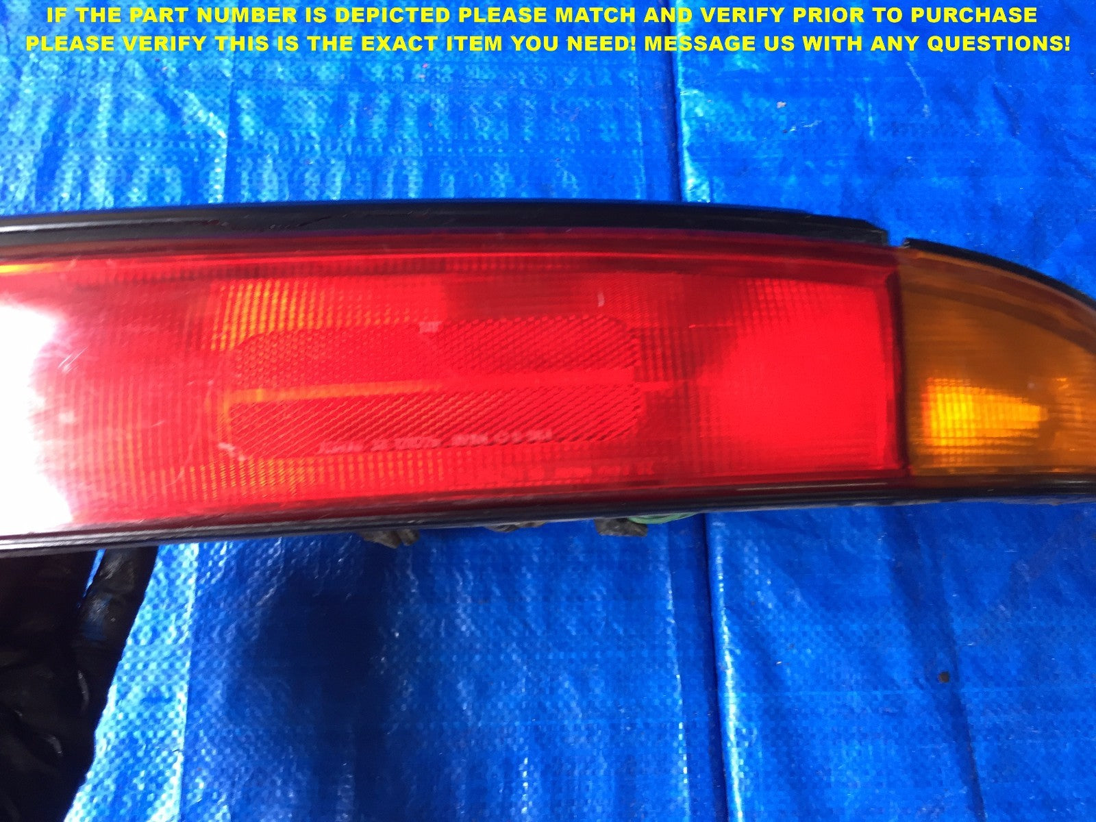 OEM 1993 1994 INFINITI J30 PASSENGER RIGHT TAIL LIGHT R RH 93 94 SEC #12