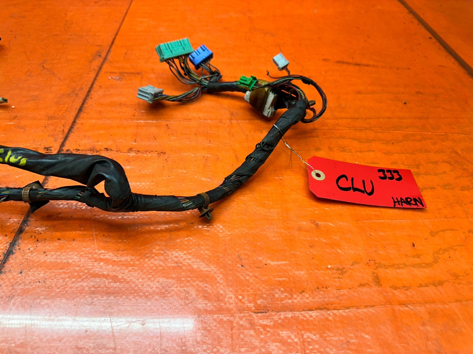 92 95 HONDA CIVIC 1.6L   5 SPEED MANUAL GAUGE CLUSTER WIRE HARNESS   OEM #3335