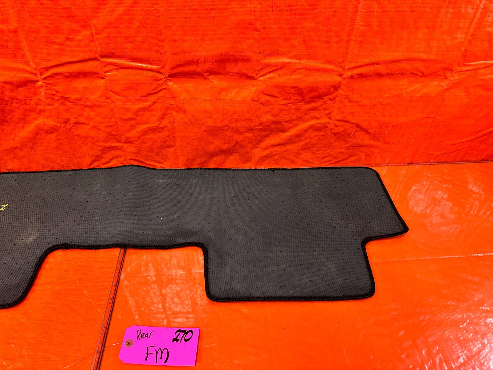07 11 HONDA CIVIC SI SEDAN   REAR / BACK SEAT   FLOOR MAT RUG   OEM #2709