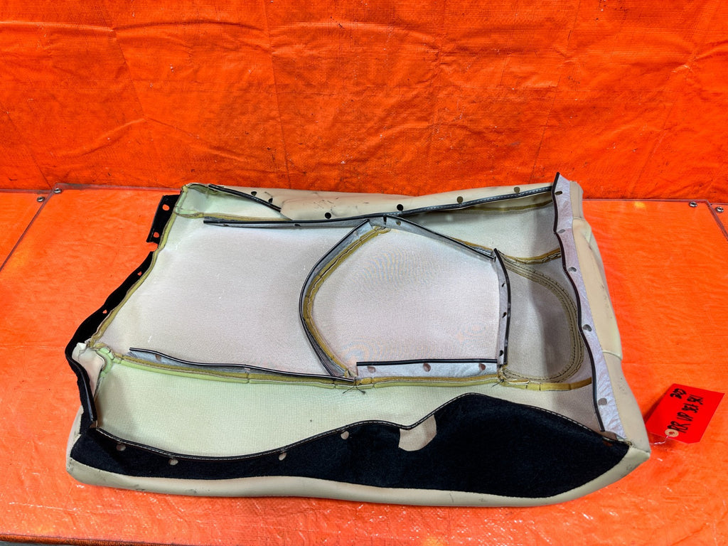 09 11 MAZDA RX8 RX 8   PASSENGER RIGHT REAR UPPER SEAT SKIN WRAP TAN   OEM 3031
