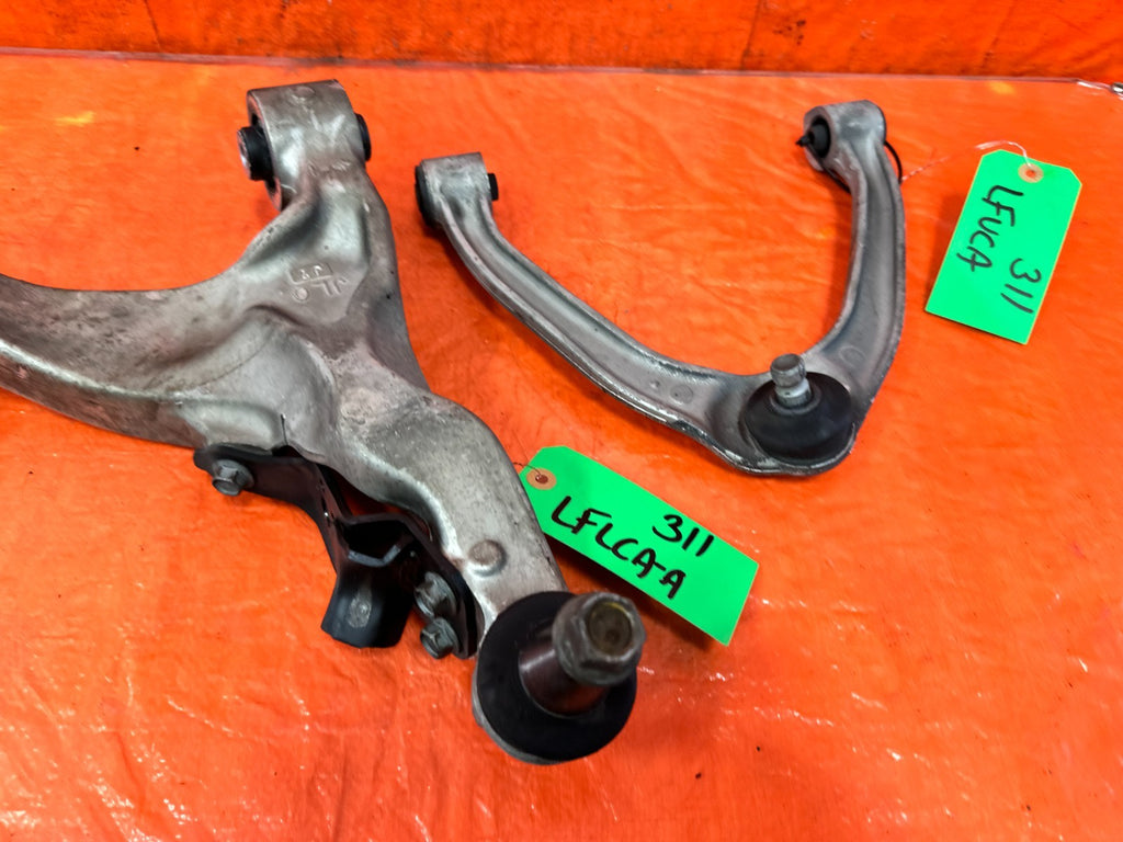08 15 INFINITI G37 COUPE   DRIVER LEFT  FRONT UPPER & LOWER CONTROL ARM 31113