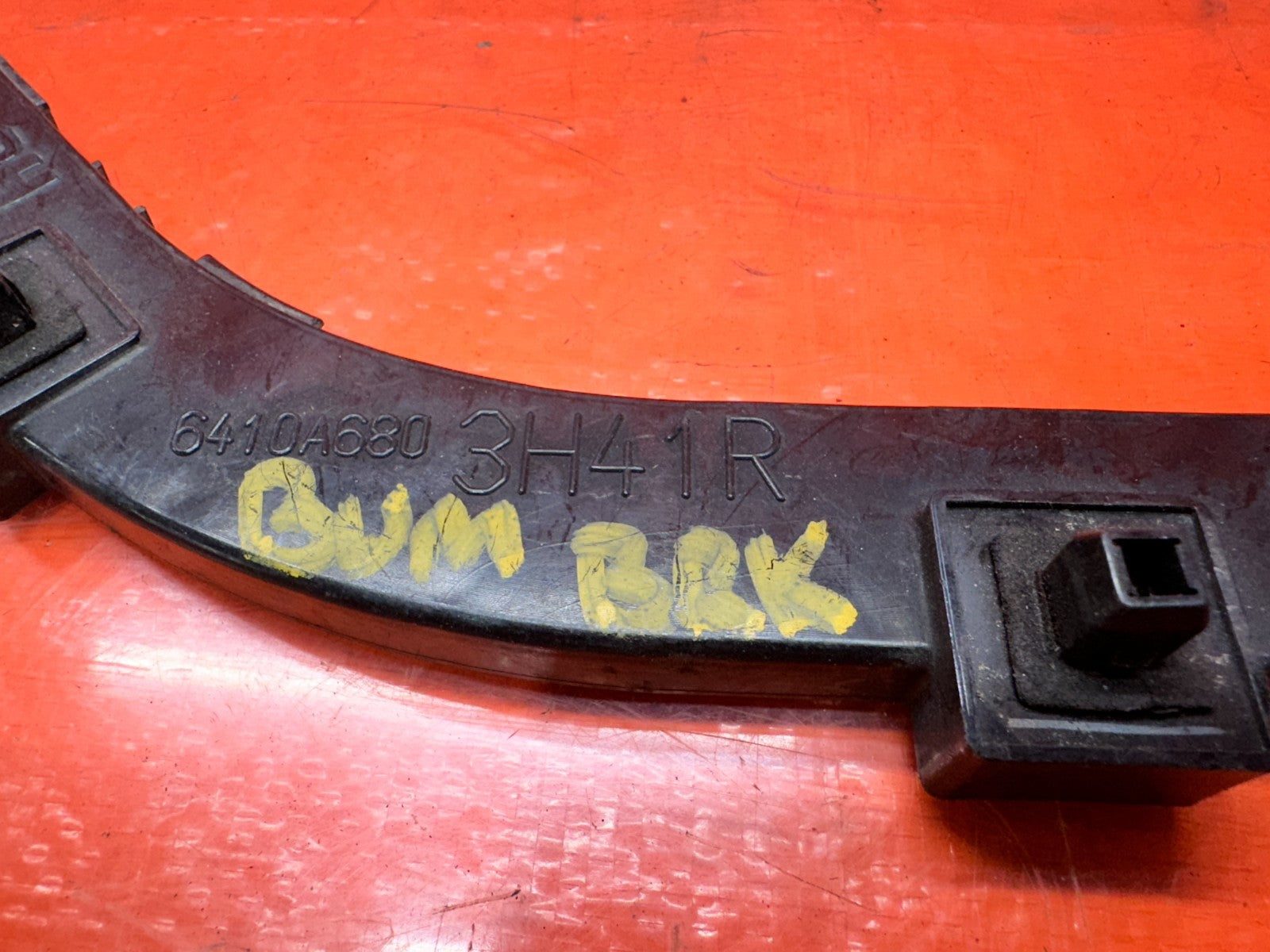 10 15 MITSUBISHI LANCER EVO RIGHT PASSENGER SIDE REAR BUMPER BRACKET OEM FACTORY5