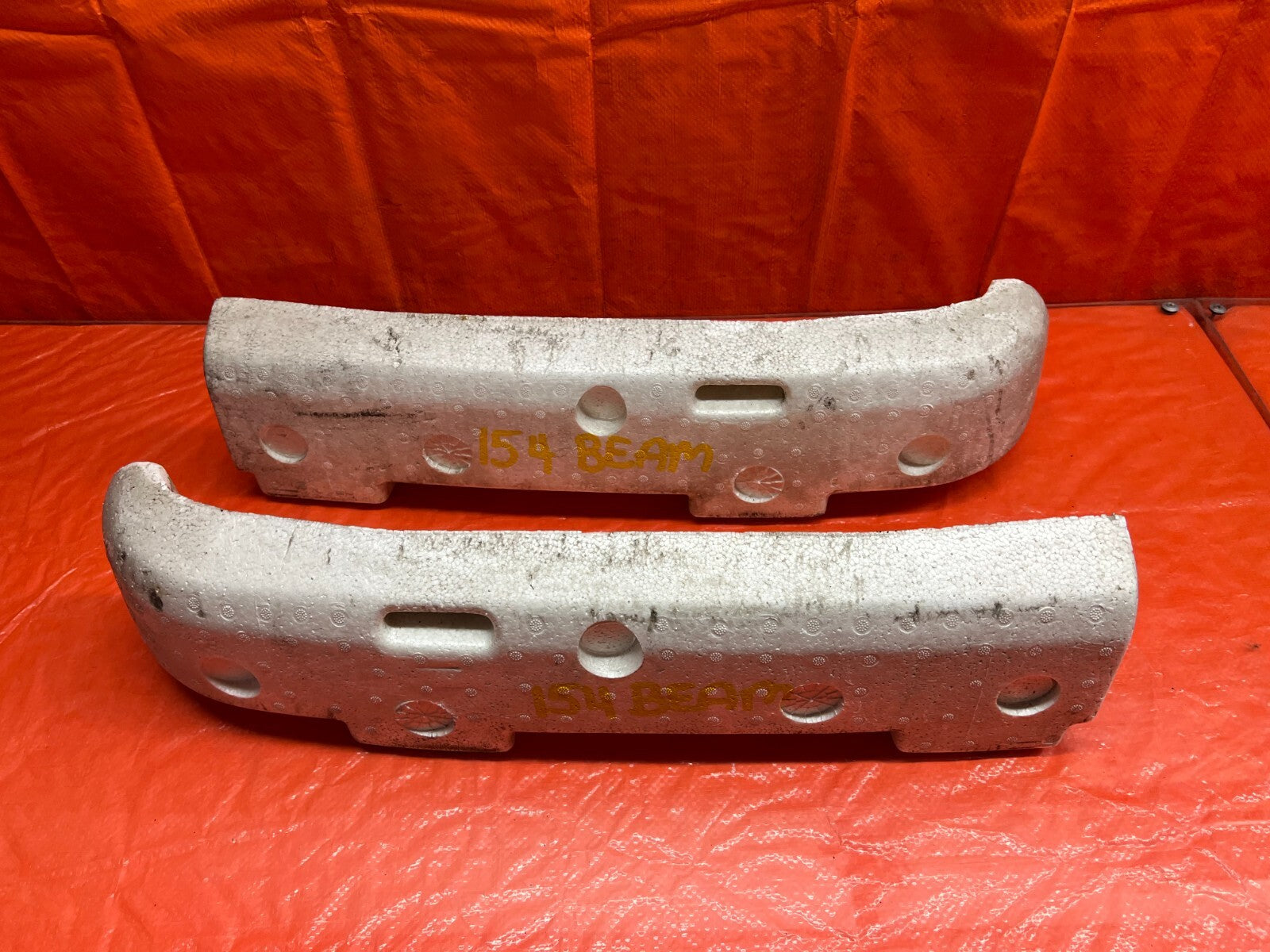 90 91 ACURA INTEGRA 2D REAR BUMPER FOAM IMPACT ENERGY ABSORBER LEFT RIGHT   OEM8