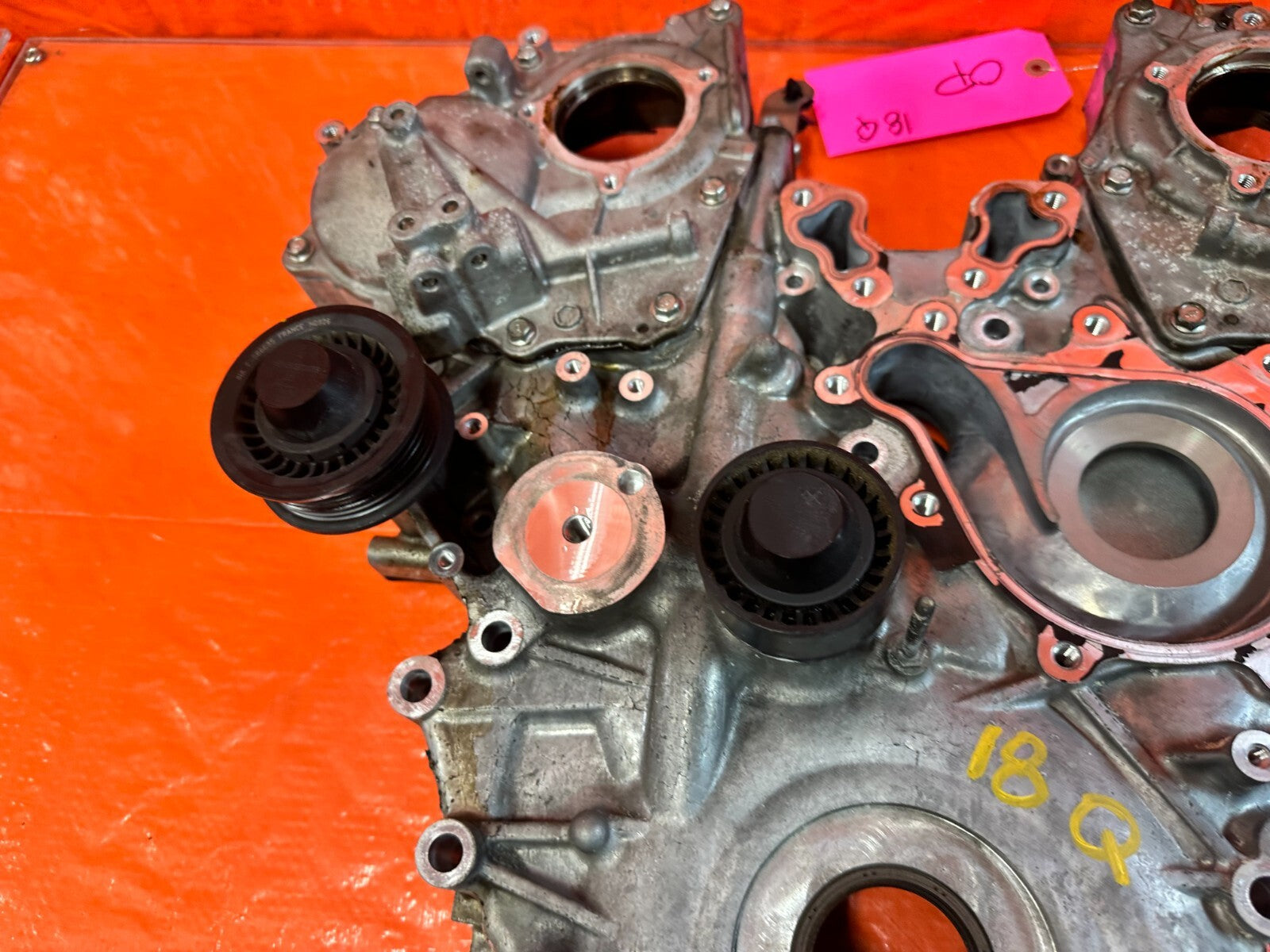 16 20 INFINITI Q50 & Q60   3.0L 300HP   TIMING CHAIN COVER CASE W/ L & R COVERS7