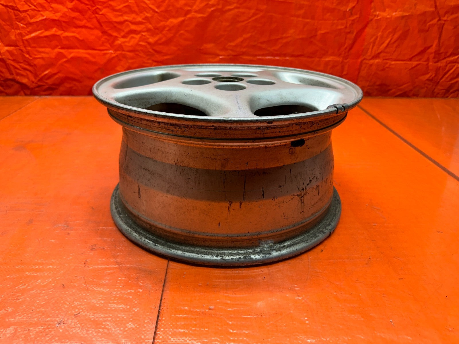 90 96 NISSAN 300ZX Z32 16" 5 SPOKE ALLOY WHEEL RIM OEM #858