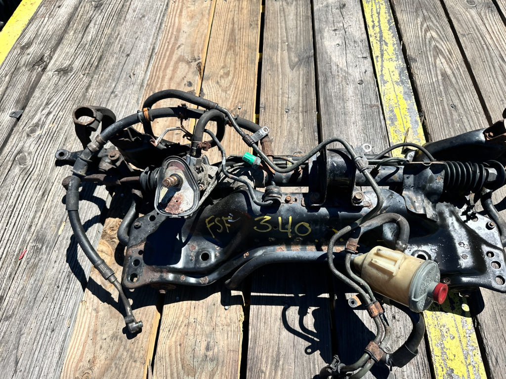 94-01 ACURA INTEGRA K SWAP FRONT SUBFRAME CROSSMEMBER RACK ARMS FORKS #34012