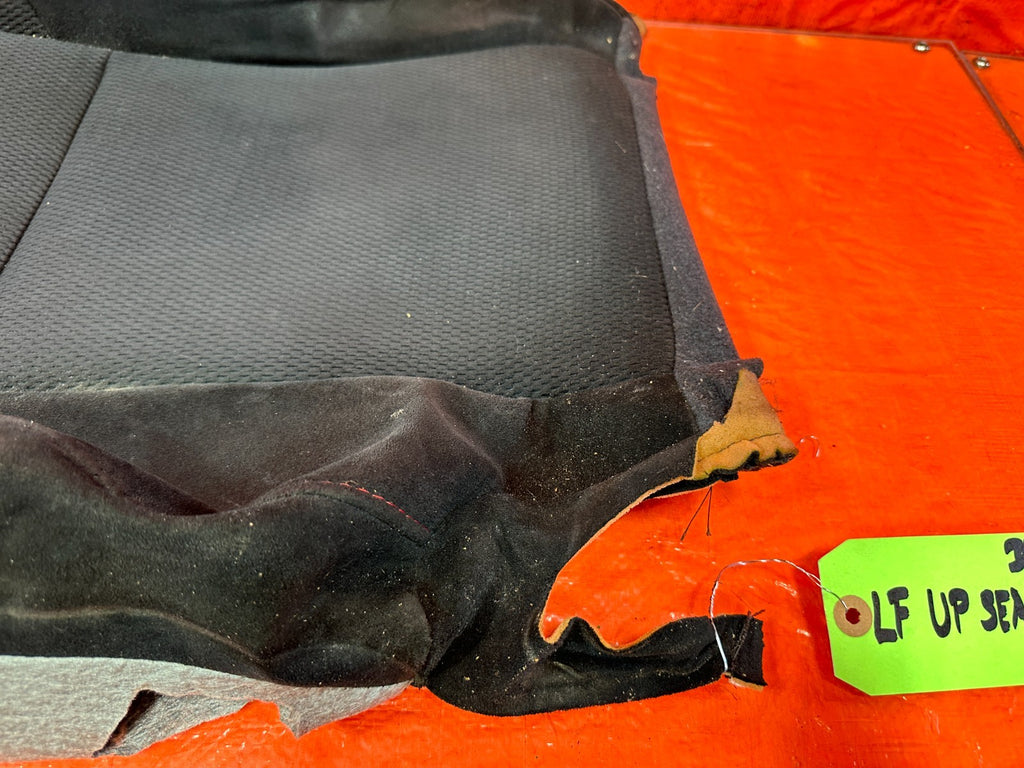 06 11 HONDA CIVIC SI DRIVER LEFT FRONT UPPER SEAT SKIN CLOTH FABRIC COVER OEM 001