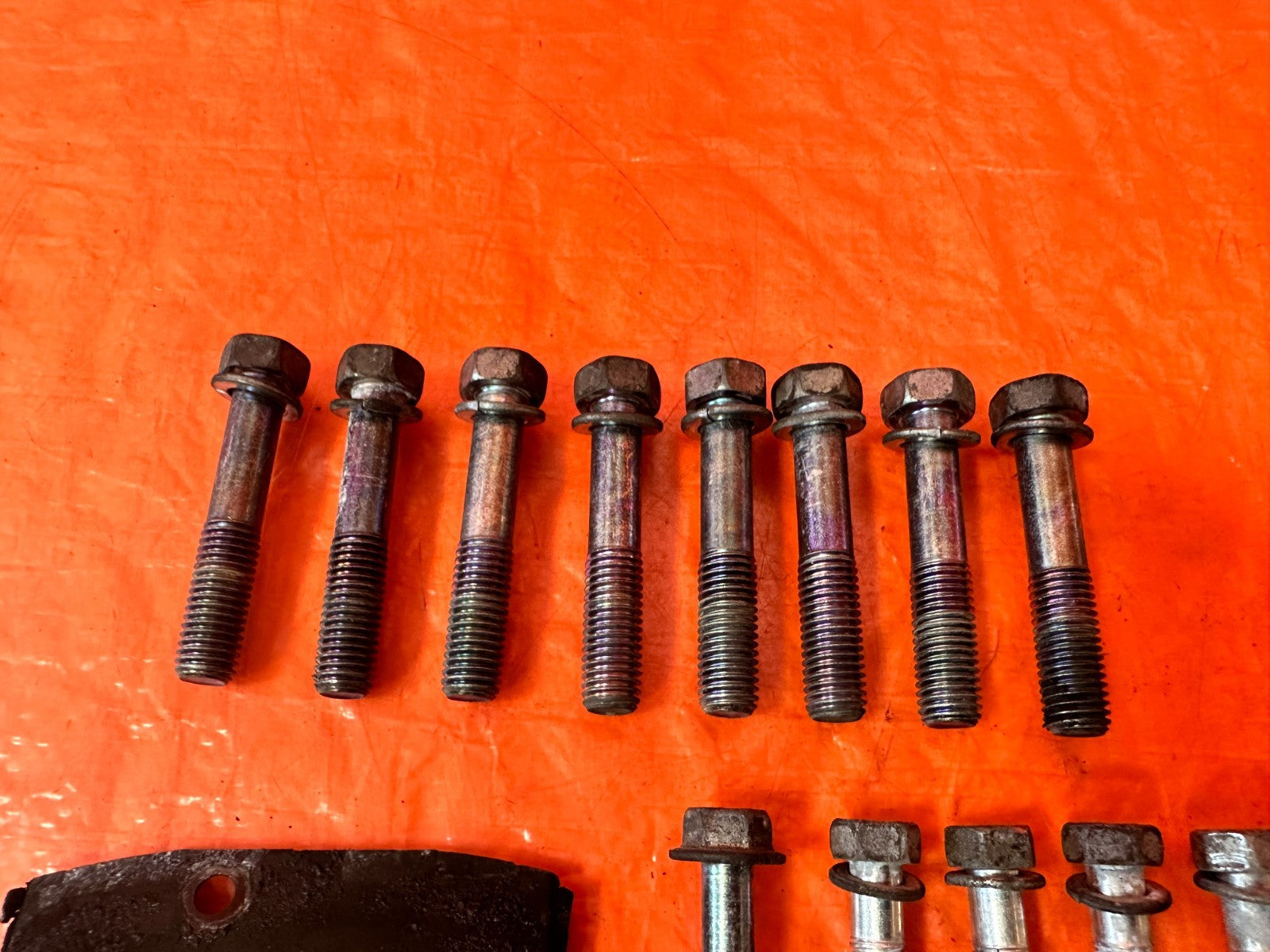 08 15 INFINITI G37 Q60 6 SPEED MANUAL TRANSMISSION BELL HOUSING BOLTS OEM #3284