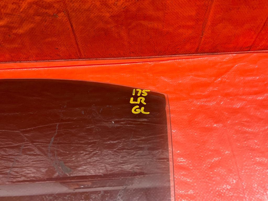 08 15 LANCER EVOLUTION X EVO 10   DOOR GLASS WINDOW   DRIVER LEFT REAR   OEM 1754