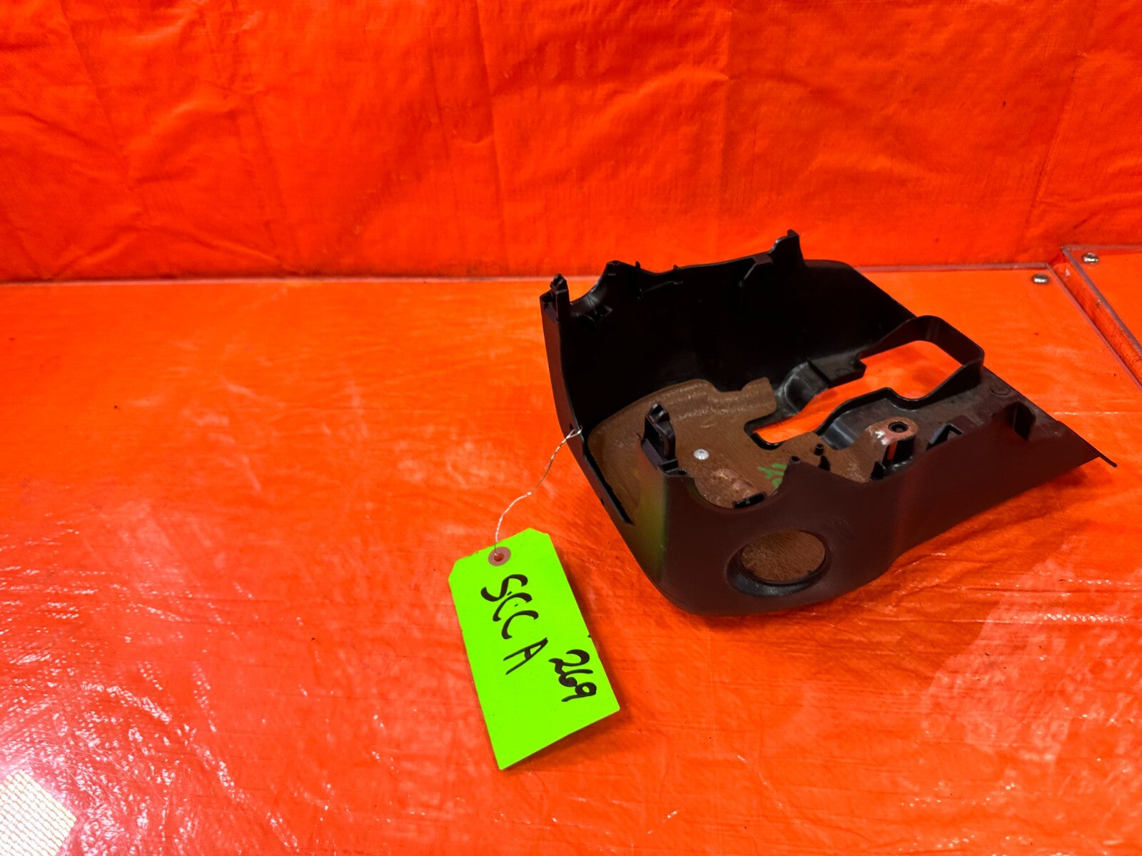12 15 HONDA CIVIC   KEY IGNITION STEERING COLUMN COVER BOTTOM ONLY   OEM #2695