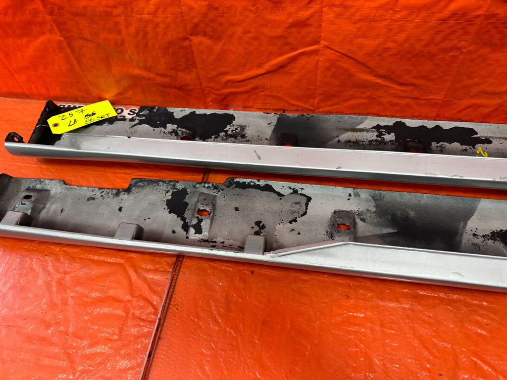 92 95 HONDA CIVIC 2D COUPE LEFT & RIGHT SIDE SKIRTS ROCKER MOLDING TRIM OEM #25717