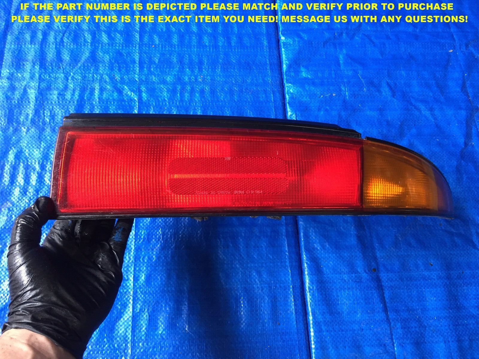 OEM 1993 1994 INFINITI J30 PASSENGER RIGHT TAIL LIGHT R RH 93 94 SEC #10