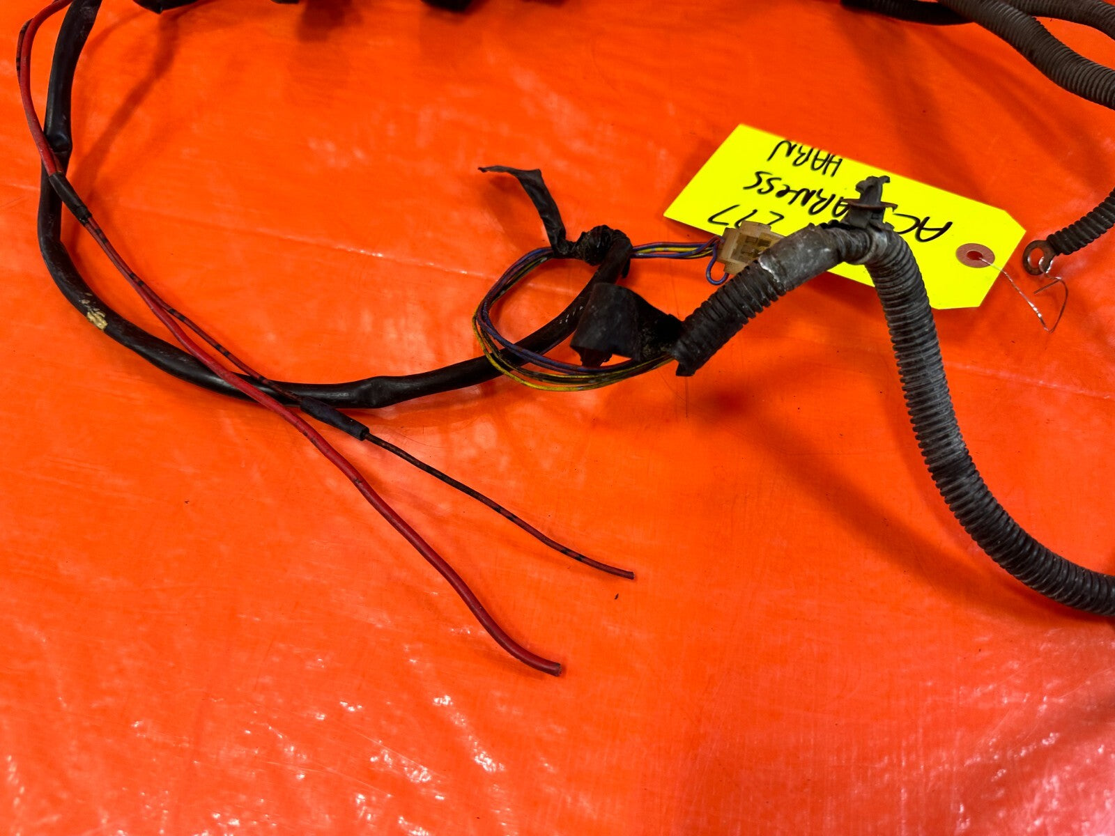 88 89 HONDA CRX DX   ENGINE BAY AIR CONDITIONING AC WIRE HARNESS WIRING LOOM OEM2