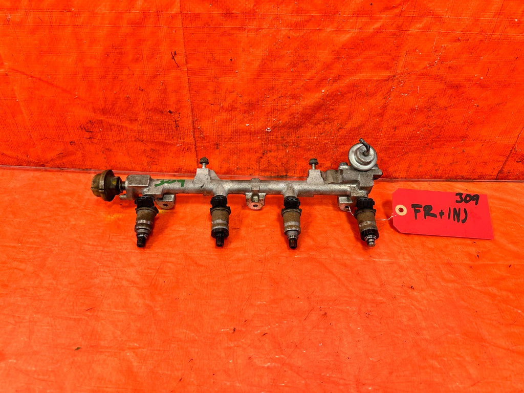 96 01 ACURA INTEGRA NON VTEC B18B1 B18B FUEL RAIL W/ FACTORY FUEL INJECTORS OEM0