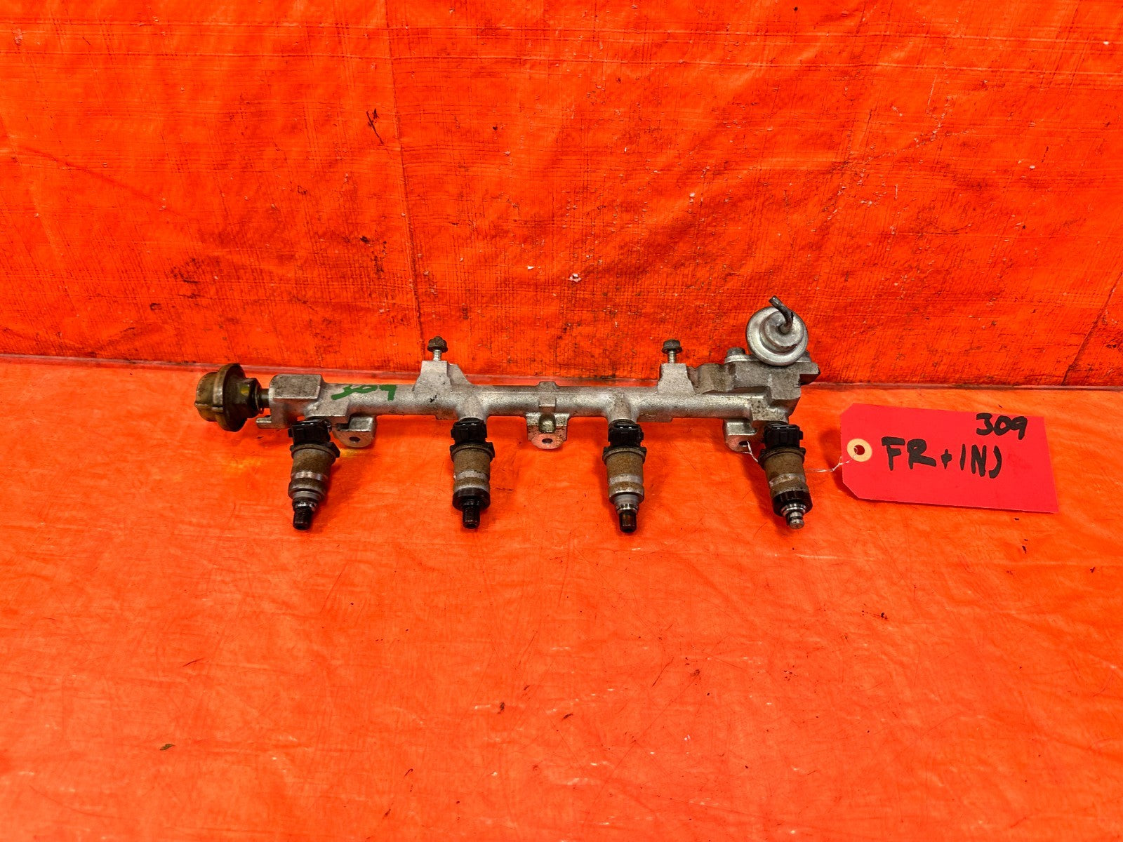 96 01 ACURA INTEGRA NON VTEC B18B1 B18B FUEL RAIL W/ FACTORY FUEL INJECTORS OEM0