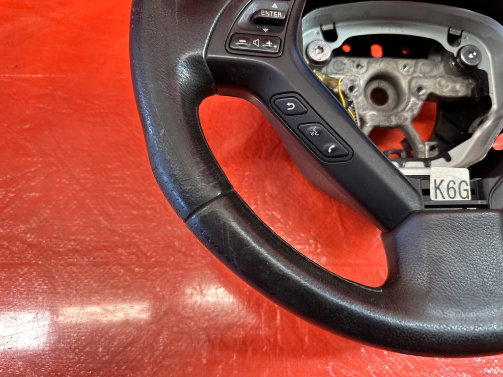08 15 INFINITI G37 & Q60    2D COUPE  STEERING WHEEL   READ DESC   OEM #18811