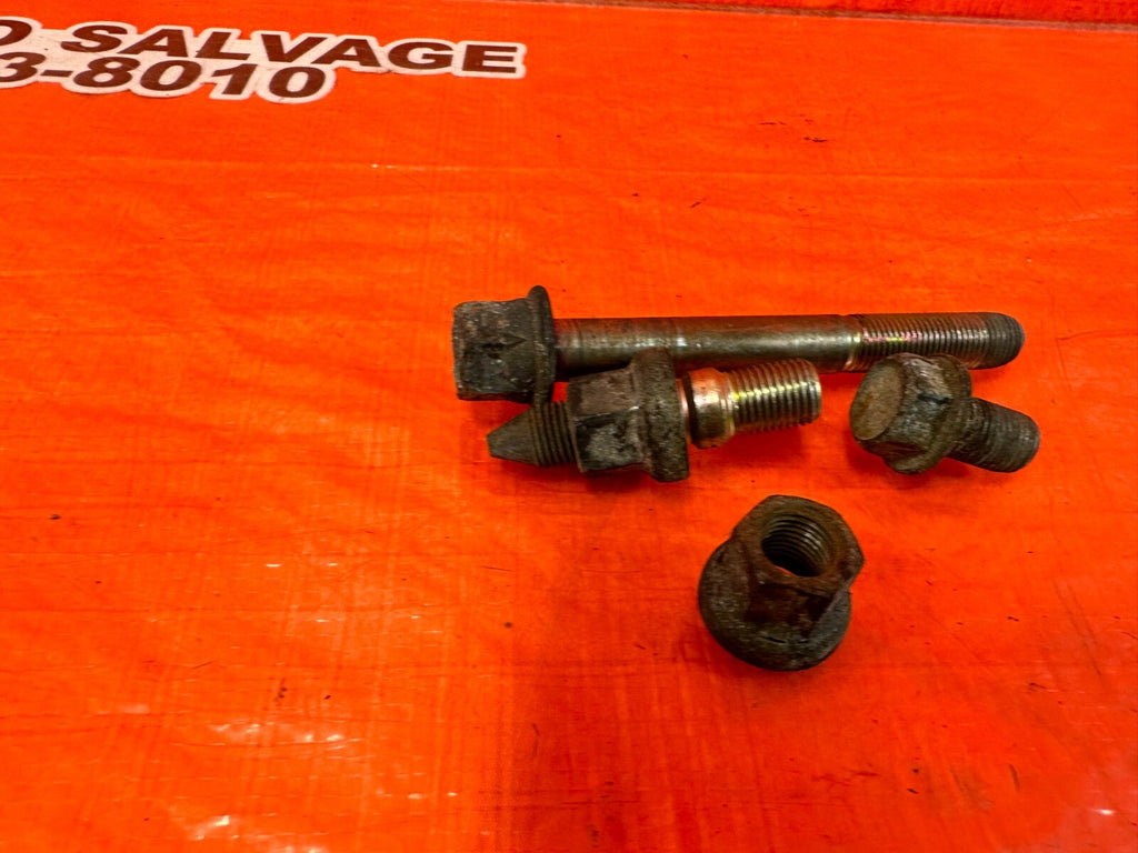93 97 HONDA DEL SOL   PASSENGER RIGHT TRANSMISSION MOUNT BOLTS HARDWARE OEM 2563