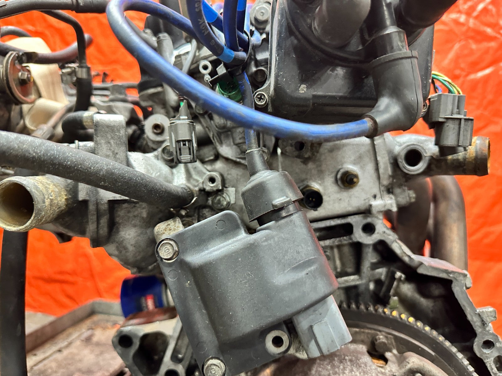 97 01 HONDA PRELUDE 2.2L H22A4 NON SH ENGINE MOTOR LONG BLOCK ASSEMBLY OEM #DNP13