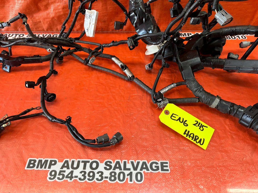 2010 INFINITI G37   VQ37VHR   6 SPEED MANUAL ENGINE HARNESS WIRING LOOM OEM 24514