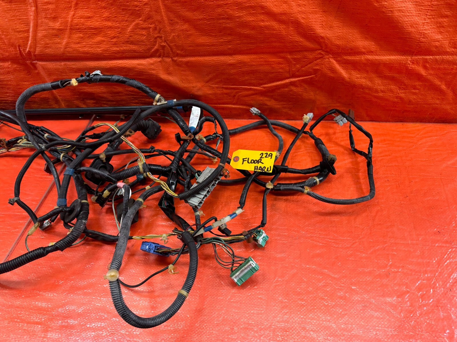 98 01 INTEGRA SEDAN GS GSR LS   FLOOR / REAR WIRING HARNESS WIRE LOOM   OEM #2292