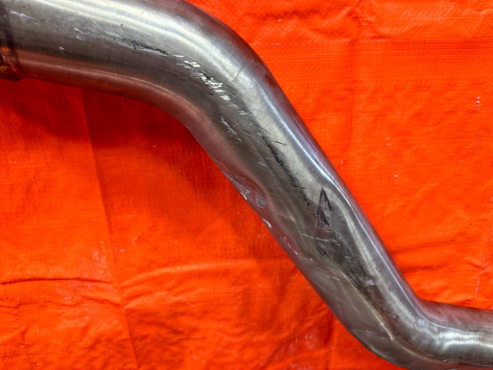 17 20 INFINITI Q60   EXHAUST  DOWN PIPES MID PIPES MUFFLERS   1 TIP IS MISSING11