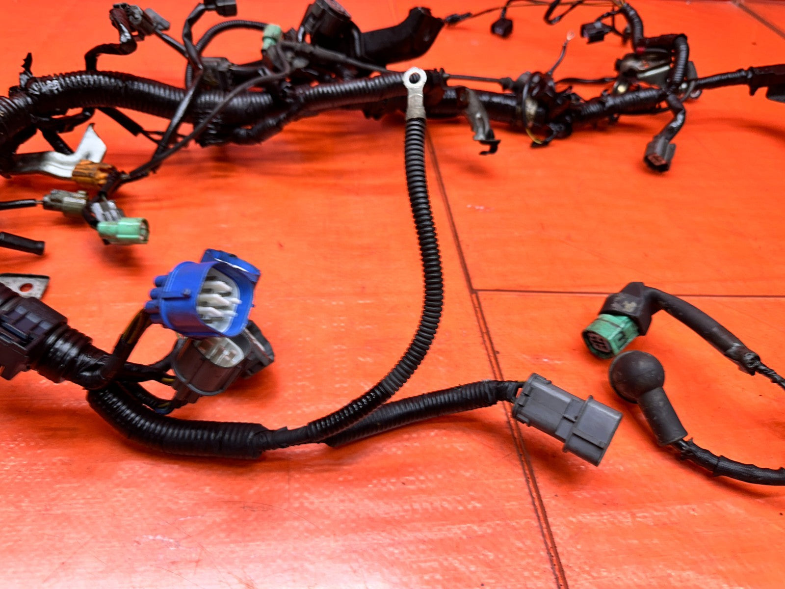97 01 HONDA PRELUDE 2.2L H22A MT MANUAL ENGINE MOTOR WIRE WIRING HARNESS #33511