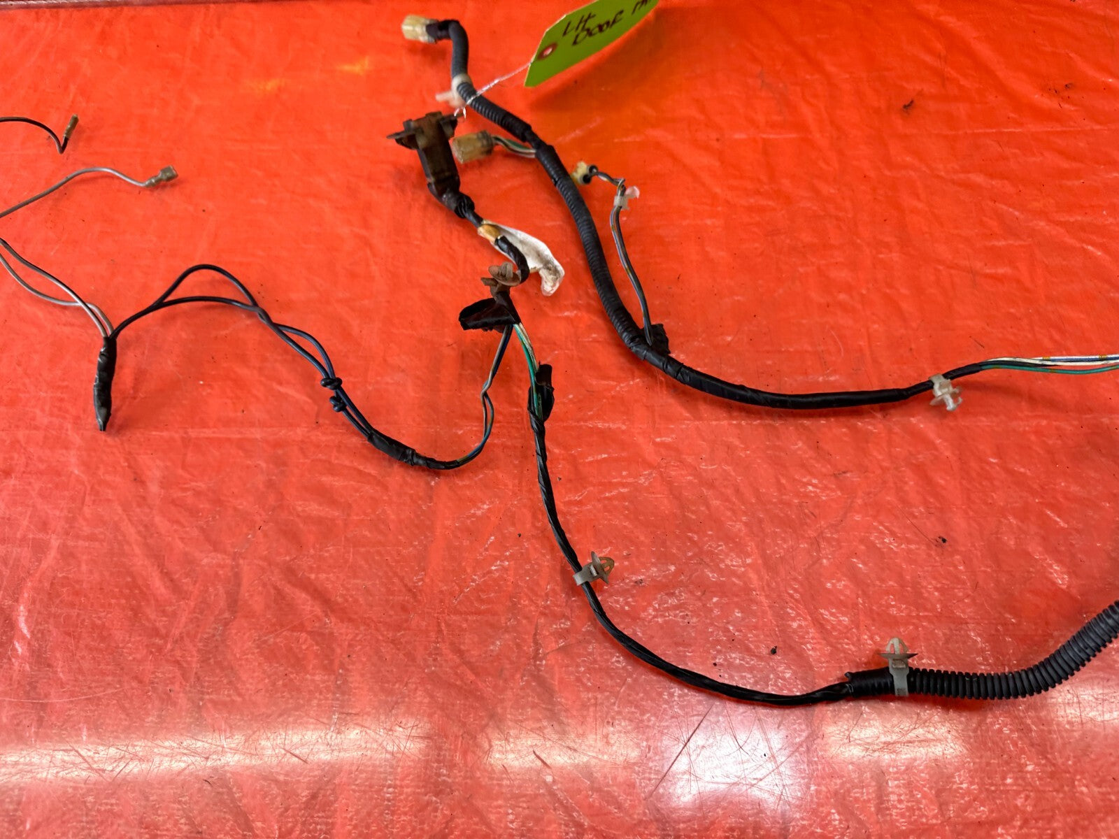1989 89 HONDA CRX DX SI DRIVER LEFT FRONT DOOR WIRING HARNESS WIRE LOOM 2434