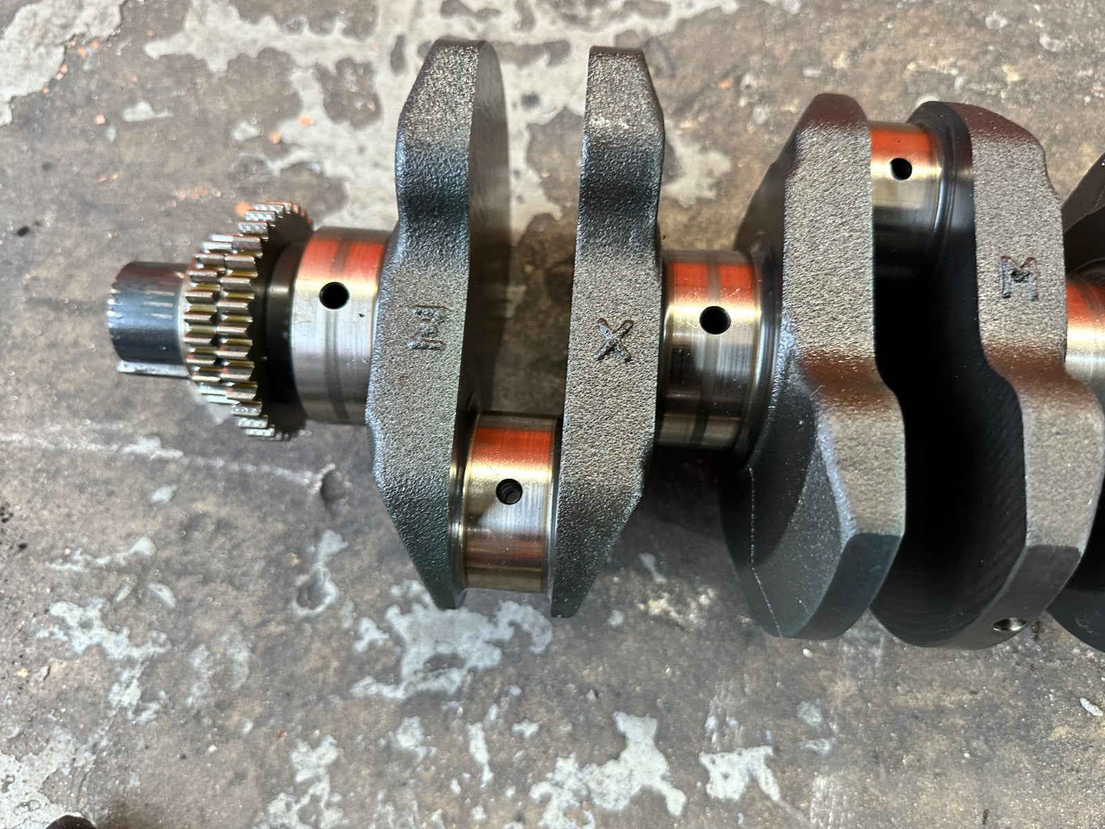 04 09 HONDA S2000   F22C1 2.2L   ENGINE MOTOR CRANKSHAFT CRANK SHAFT   OEM 3379