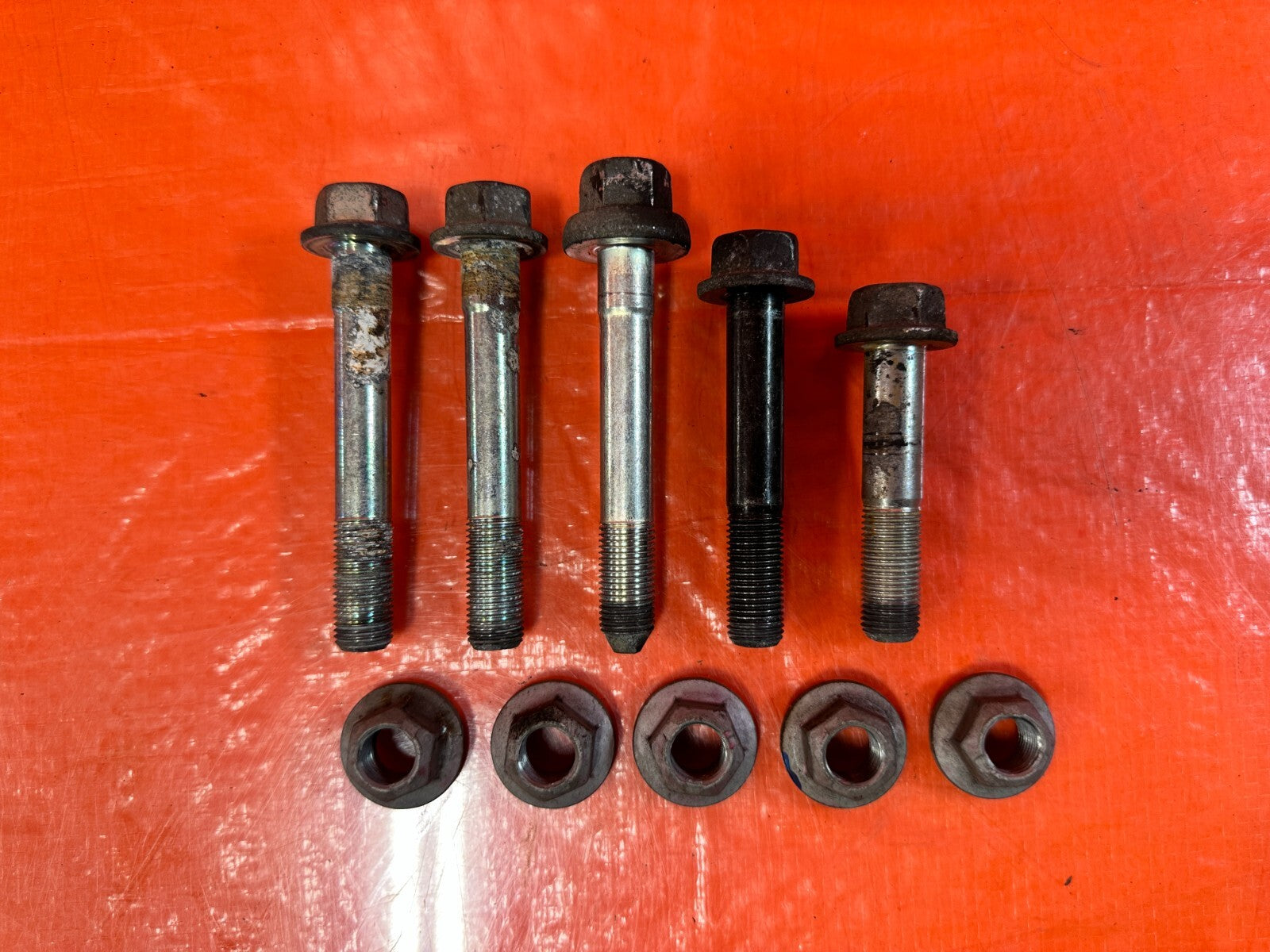 13 20 SUBARU BRZ   REAR UPPER CONTROL ARM BOLTS HARDWARE   OEM FACTORY #2922
