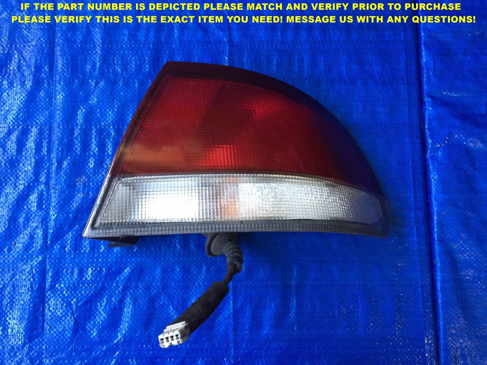 OEM 1993 1994 1995 1996 1997 93 94 95 96 MAZDA 626 PASSENGER RIGHT TAIL LIGHT 3A0